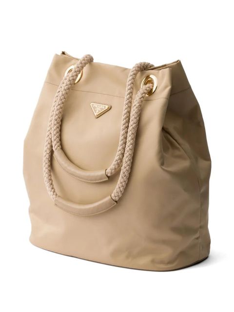 Prada Mariner large Re-Nylon bucket bag - Neutrals