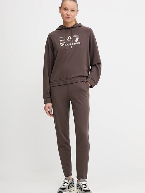 EA7 Emporio Armani dres damski kolor brązowy AF12502.7W000687 - zdjęcie produktu nr 1
