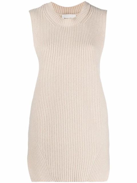 Nanushka sleeveless knit top - Neutrals - zdjęcie produktu nr 1