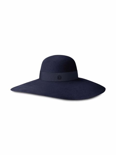 Maison Michel Blanche fur felt hat - Blue - zdjęcie produktu nr 1