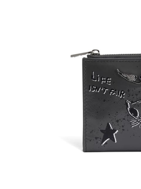 Zadig&Voltaire Humberto zip wallet - Grey
