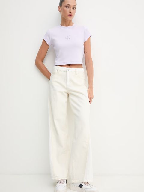 Calvin Klein Jeans t-shirt damski - zdjęcie produktu nr 1