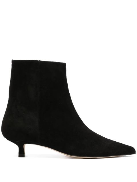 Aeyde Sofie 45mm suede boots - Black - zdjęcie produktu nr 1