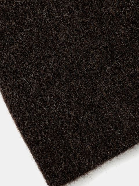 Sessun komin z wełną damski kolor brązowy gładki 24115003 - zdjęcie produktu nr 2