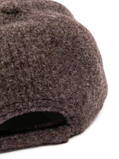 Ruslan Baginskiy logo-embroidered felted cap - Brown - zdjęcie produktu nr 2