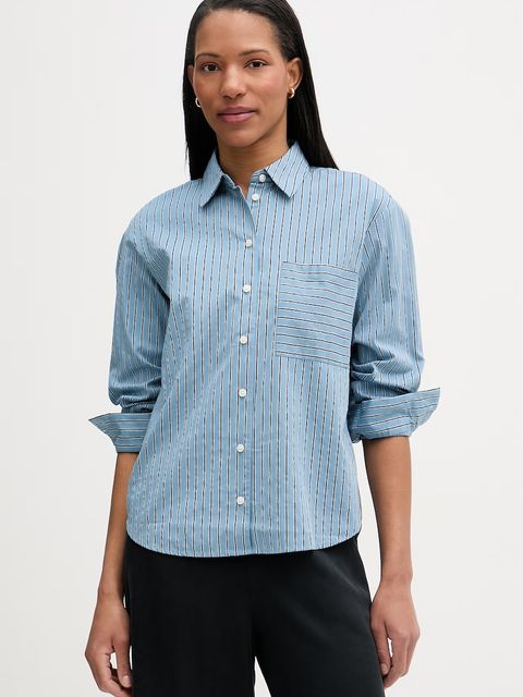 Marc O'Polo koszula damska z bawełną - zdjęcie produktu nr 1