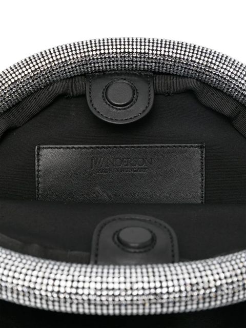 JW Anderson Bumper leather clutch bag - Black