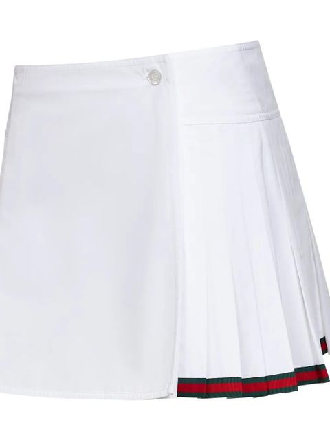 Gucci A-line mini skirt - White