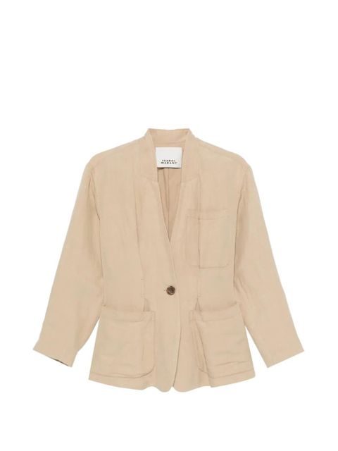ISABEL MARANT Soraya single-breasted jacket - Neutrals - zdjęcie produktu nr 1