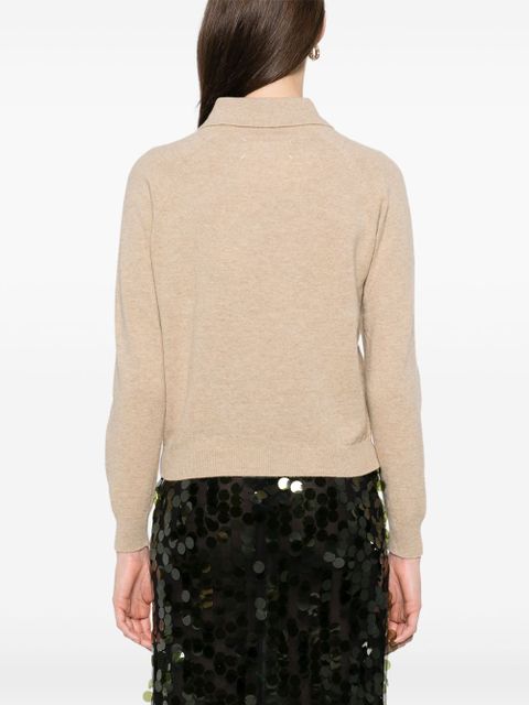 Maison Margiela wool polo top - Neutrals