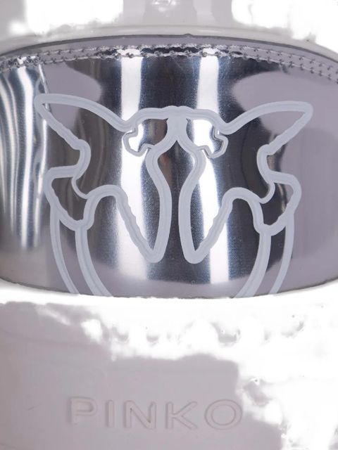 PINKO metallic-detail sneakers - White