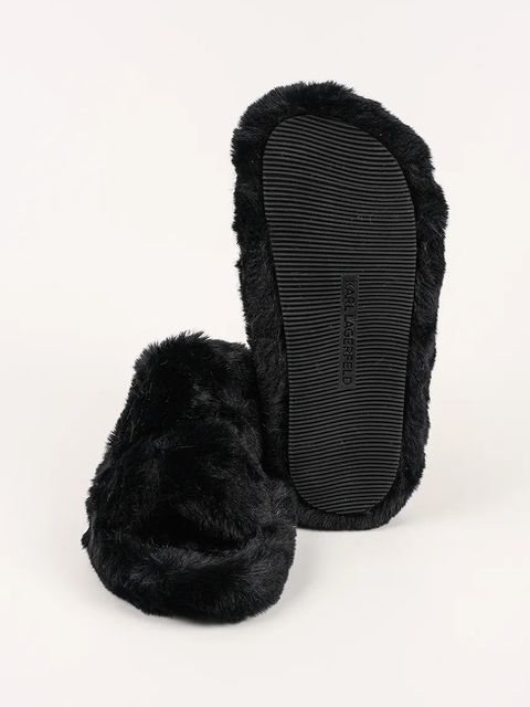 Karl Lagerfeld kapcie HYPNOS kolor czarny KL80674