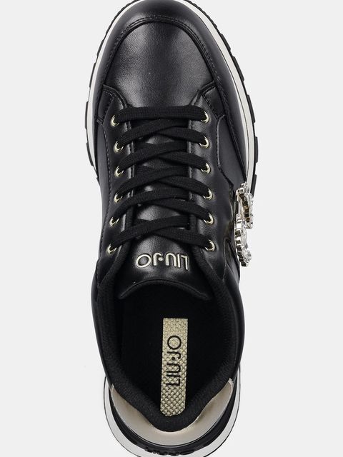 Liu Jo sneakersy skórzane AMAZING 41 damskie kolor czarny BF5043PX026S1189