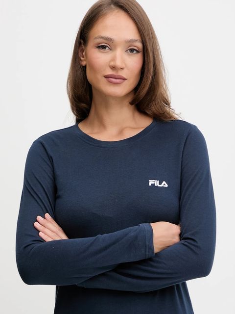 Fila piżama bawełniana damska kolor granatowy bawełniana FPW4223
