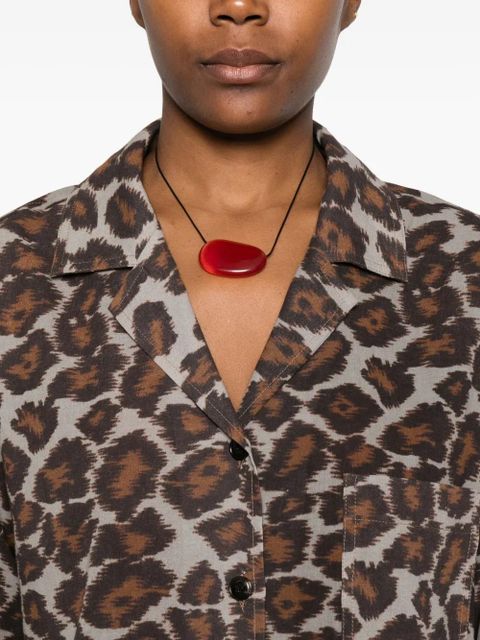 Nanushka animal-print shirt - Brown