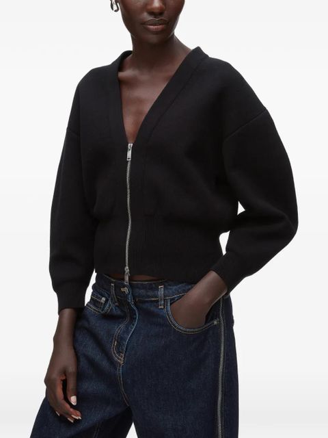 3.1 Phillip Lim V-neck zip-up cardigan - Black
