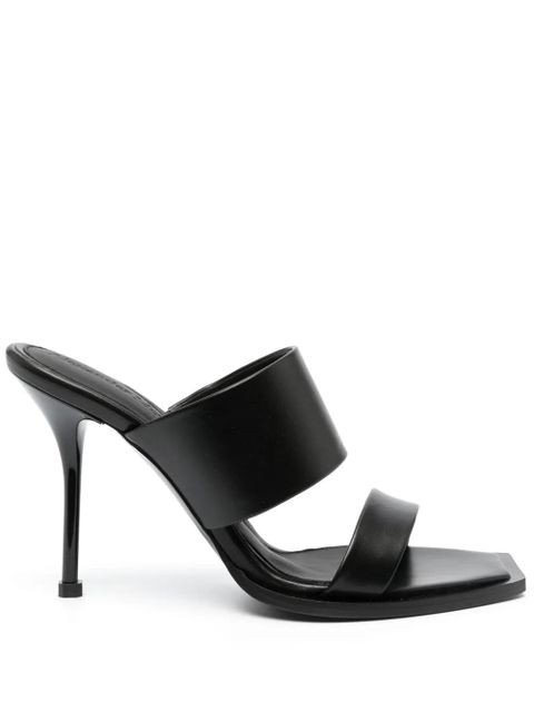 Alexander McQueen 105mm leather sandals - Black - zdjęcie produktu nr 1