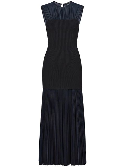 Proenza Schouler Niki semi-sheer dress - Blue