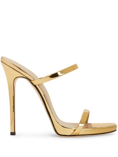 Giuseppe Zanotti 120mm Darsey sandals - Gold - zdjęcie produktu nr 1