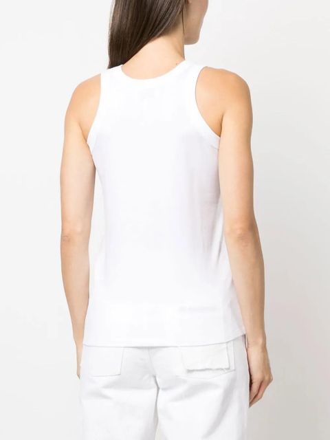 LouLou de Saison round-neck cotton tank top - White