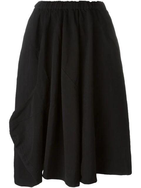 Comme Des Garçons asymmetric ruffled skirt - Black - zdjęcie produktu nr 1