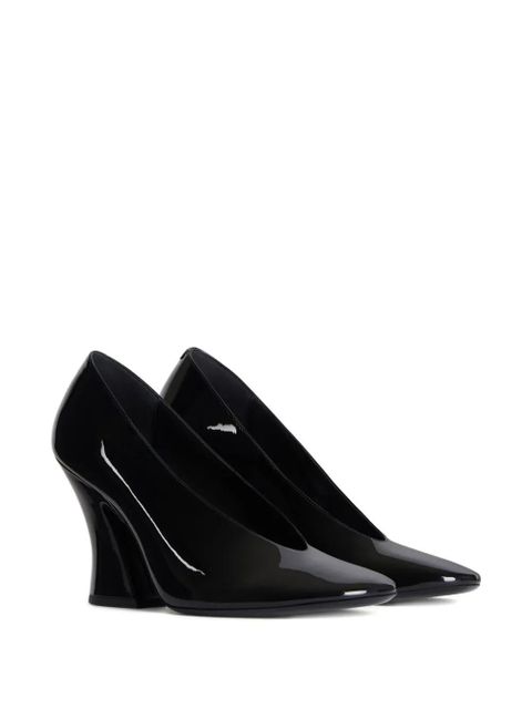 Givenchy 95mm sculpted patent leather pumps - Black - zdjęcie produktu nr 2