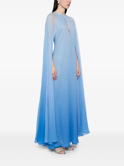 TOM FORD georgette maxi dress - Blue - zdjęcie produktu nr 2