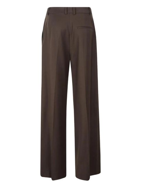 The Frankie Shop Brickell Flannel belt loops trousers - Brown - zdjęcie produktu nr 2