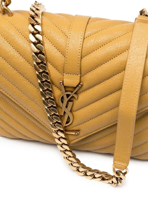 Saint Laurent medium Collège shoulder bag - Brown