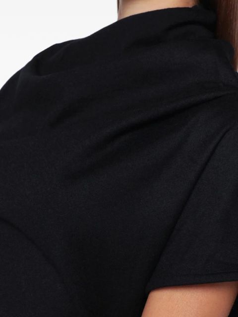 ENTIRE STUDIOS draped knot-detail maxi dress - Black