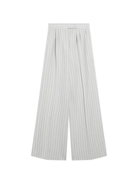 Max Mara pinstriped trousers - White - zdjęcie produktu nr 1