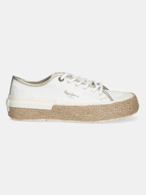 Pepe Jeans tenisówki SAMOI MIX kolor biały PLS31595