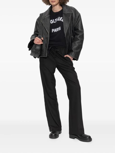 Zadig&Voltaire drawstring side-stripe trousers - Black - zdjęcie produktu nr 2