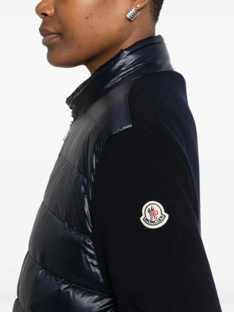 Moncler zip cardigan - Blue
