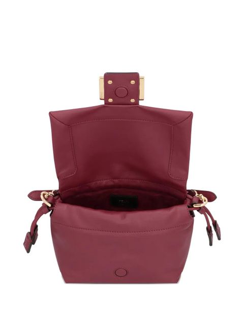 FENDI small Mamma Baguette leather bucket bag - Red