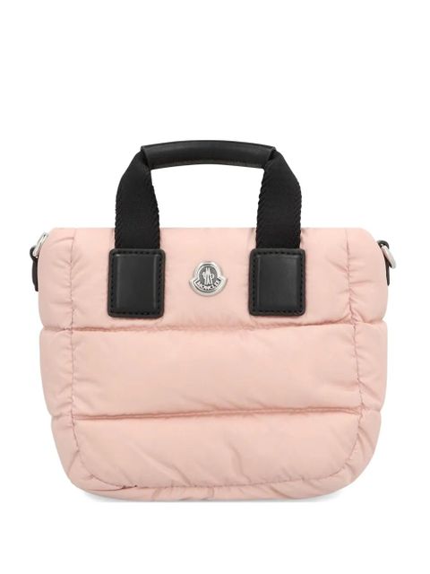 Moncler logo-patch tote bag - Pink - zdjęcie produktu nr 1
