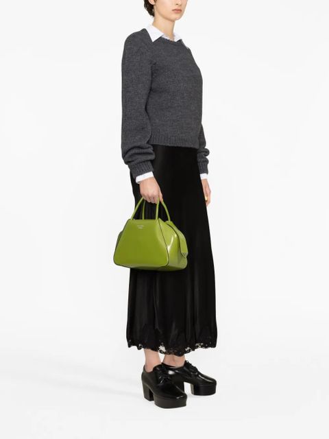 Prada small Supernova leather tote bag - Green