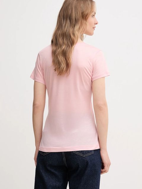 Guess t-shirt damski kolor różowy W5GP31 KCSX2 - zdjęcie produktu nr 2