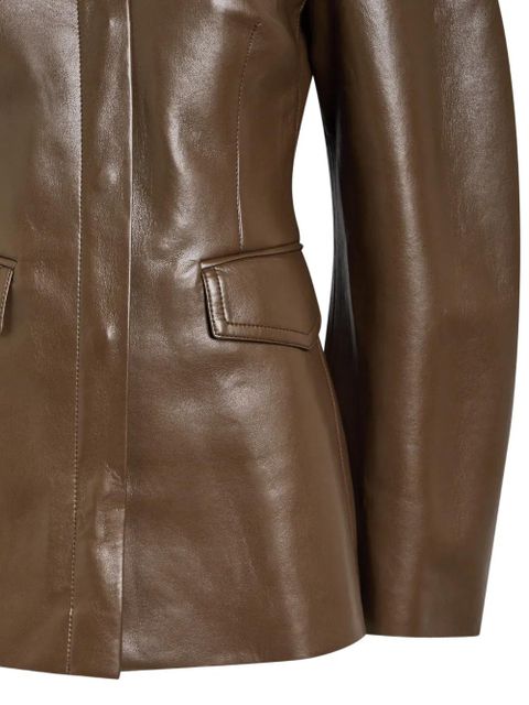 Nanushka Erina V-neck jacket - Brown - zdjęcie produktu nr 2