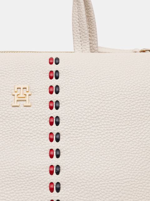 Tommy Hilfiger torebka kolor beżowy AW0AW18155