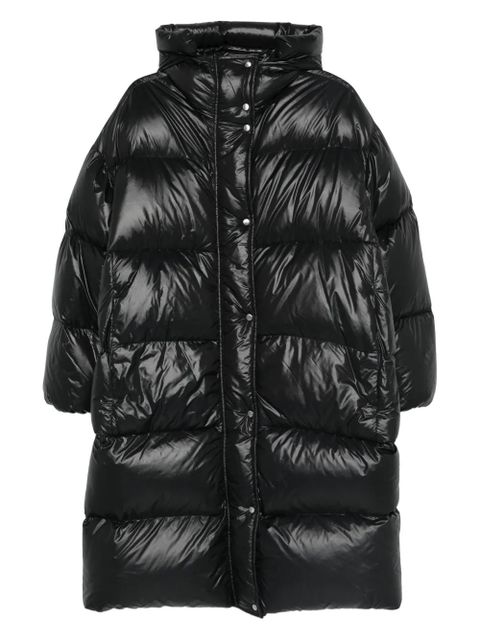 Jil Sander hooded puffer coat - Black - zdjęcie produktu nr 1
