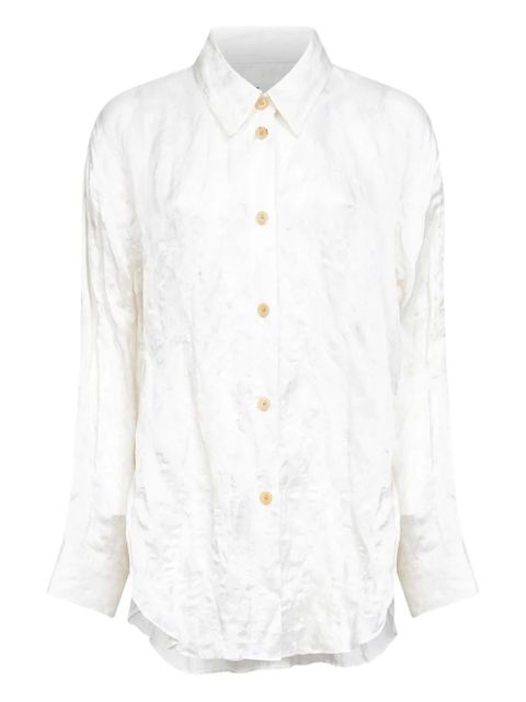 KHAITE button crinkled shirt - White - zdjęcie produktu nr 1