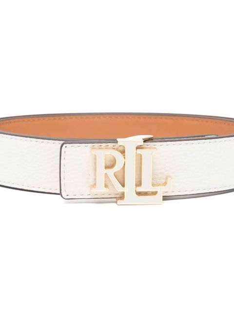 Lauren Ralph Lauren logo-buckle belt - White - zdjęcie produktu nr 2