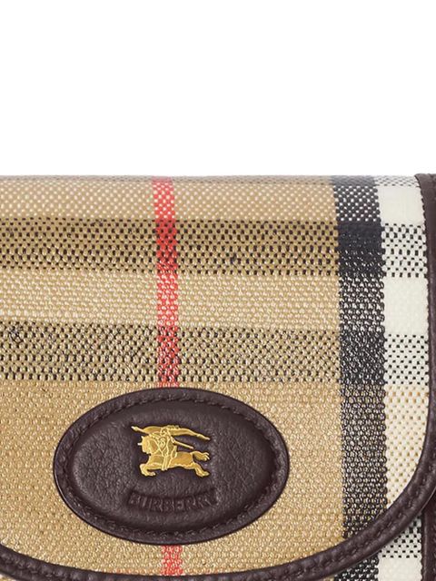 Burberry check-pattern wallet - Neutrals