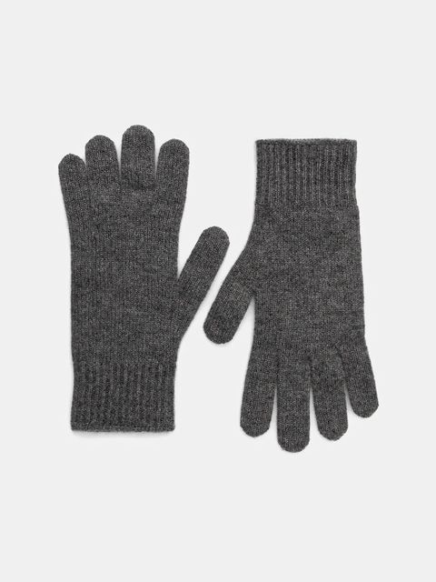 Weekend Max Mara rękawiczki kaszmirowe LEA damskie kolor szary 2525566015600 - zdjęcie produktu nr 1