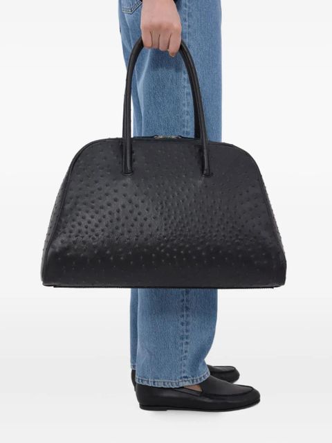 LouLou de Saison Darren textured leather travel bag - Black - zdjęcie produktu nr 2