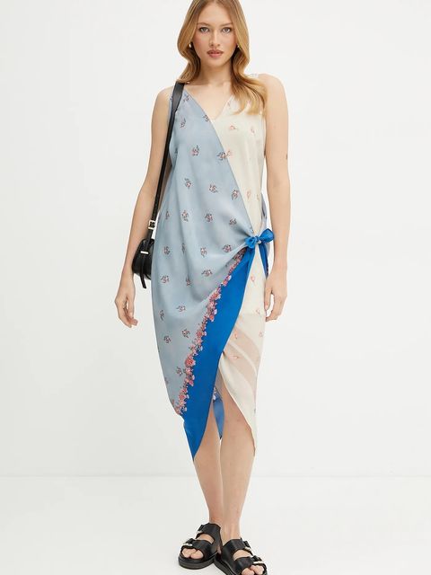 Weekend Max Mara sukienka jedwabna - zdjęcie produktu nr 1