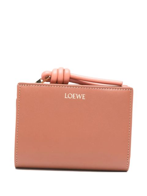 LOEWE knotted calfskin wallet - Brown - zdjęcie produktu nr 1