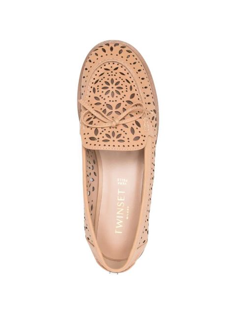 TWINSET cut-out loafers - Neutrals