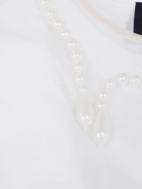 Simone Rocha pearl-embellishment dress - White